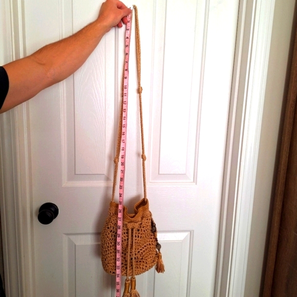 The Sak Natural Crochet Bucket Bag - Picture 12 of 13